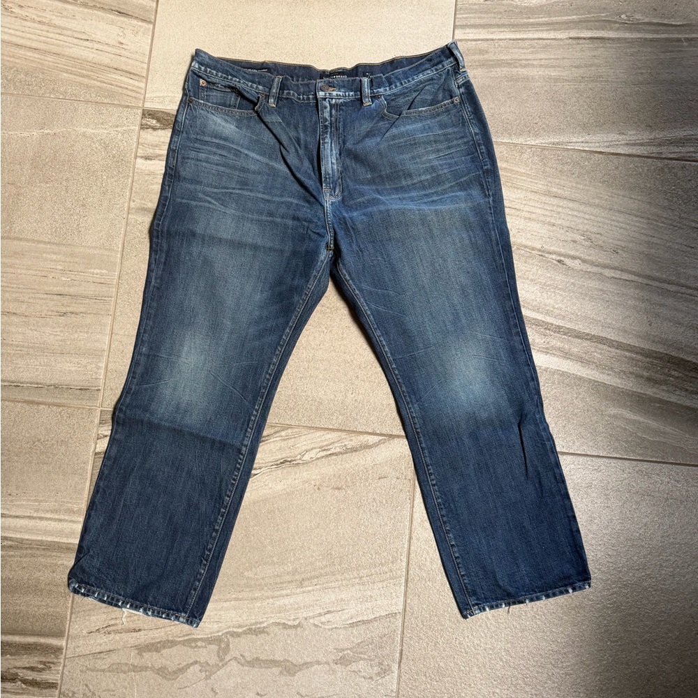 Lucky Brand Men's Blue Relaxed Straight Jeans